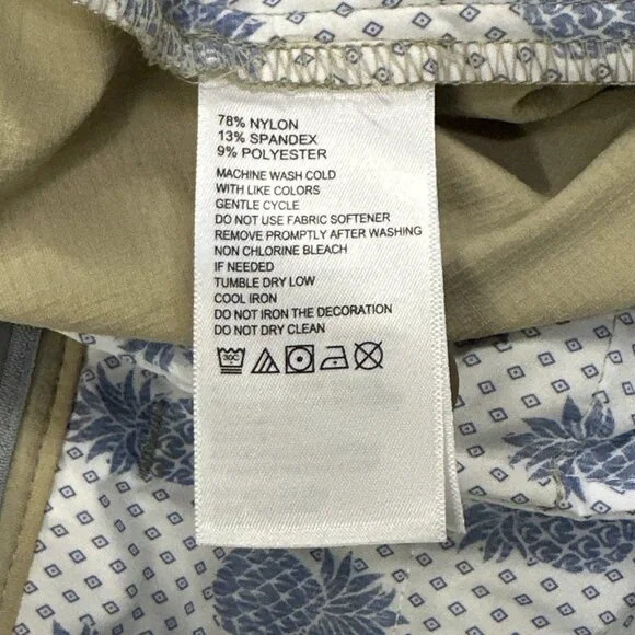 Tommy Bahama Men's Big & Tall Size 48RG Stone Khaki Chip Shot Performance Shorts - Picture 5 of 11